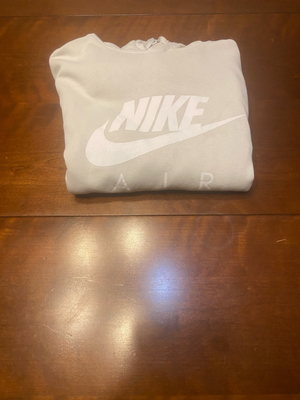 Beige Nike Air Hoodie Long Sleeve Like New Men’s Size Small